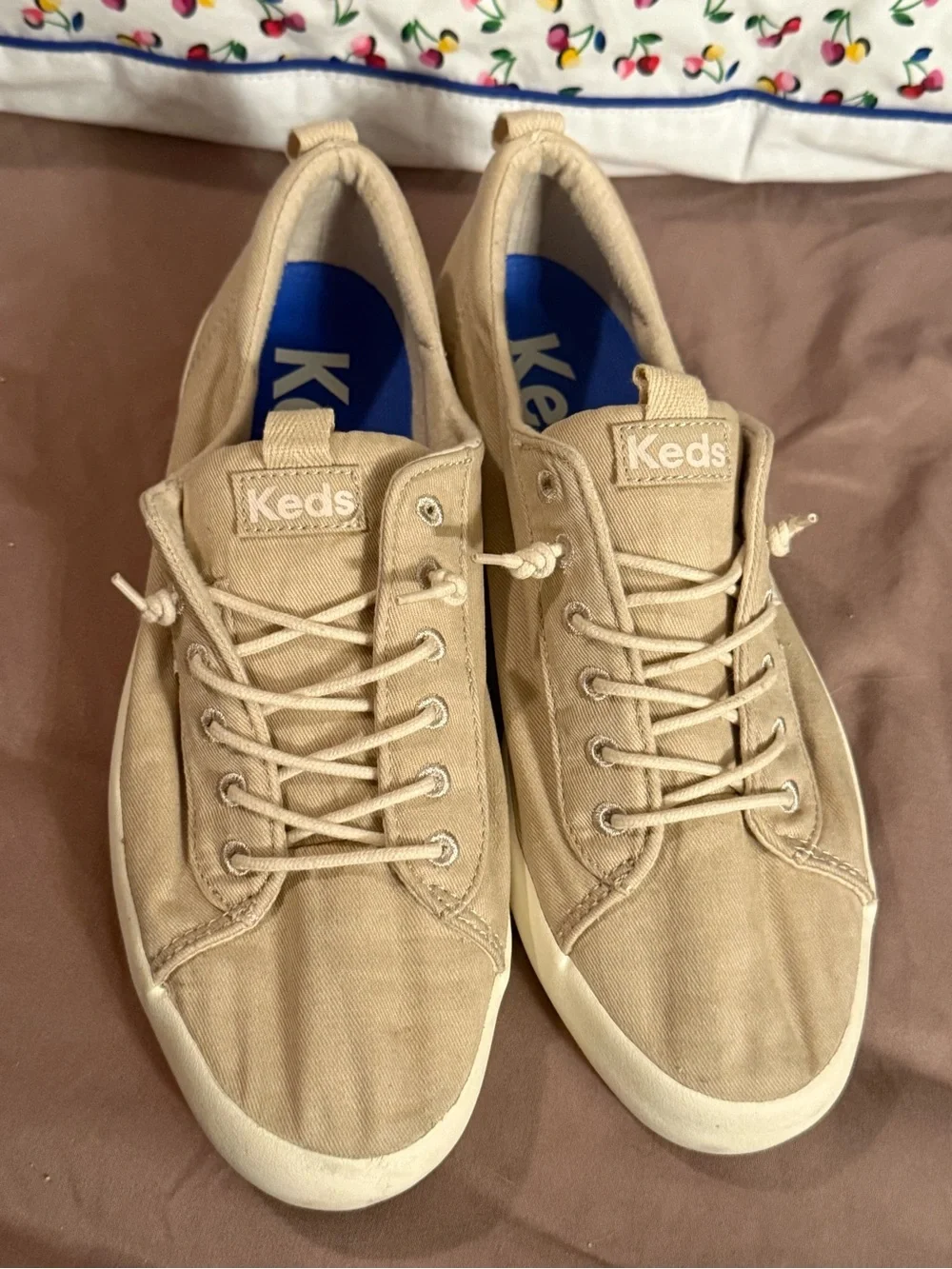 Keds Men’s Beige Canvas Sneakers